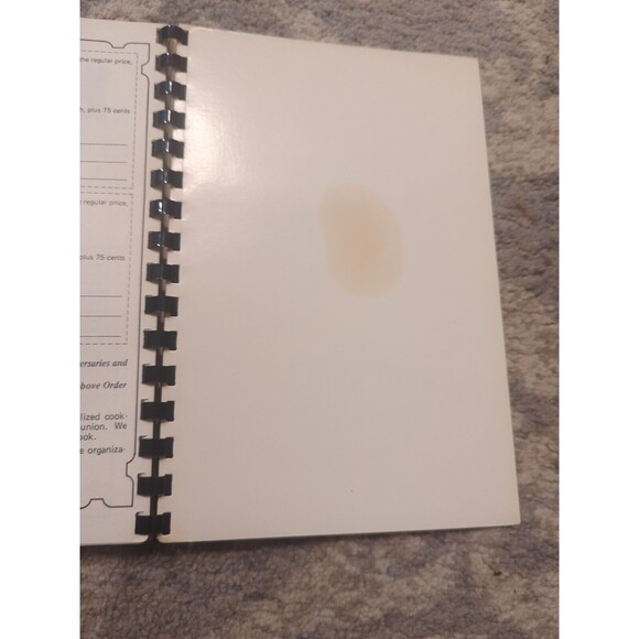 Oak Grove Moravian Church Cookbook Spiral Vintage 1982 Winston-Salem, NC - Picture 13 of 13